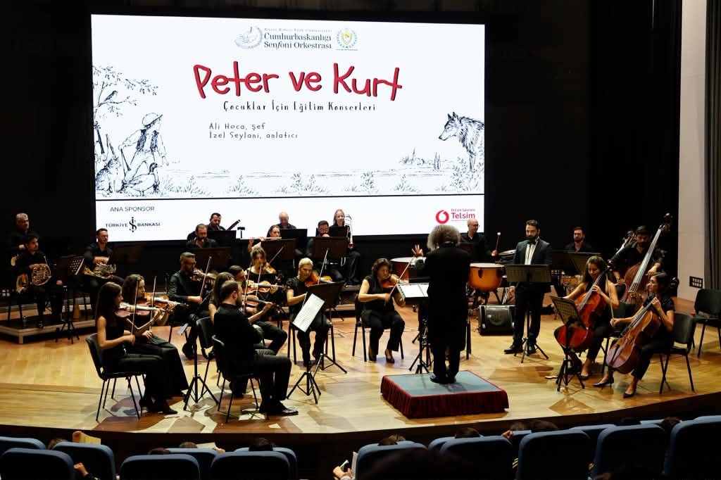 Cumhurbaşkanlığı Mavi Salon’da “Peter ve Kurt” Senfonik Masalı Çocuklara Açıldı