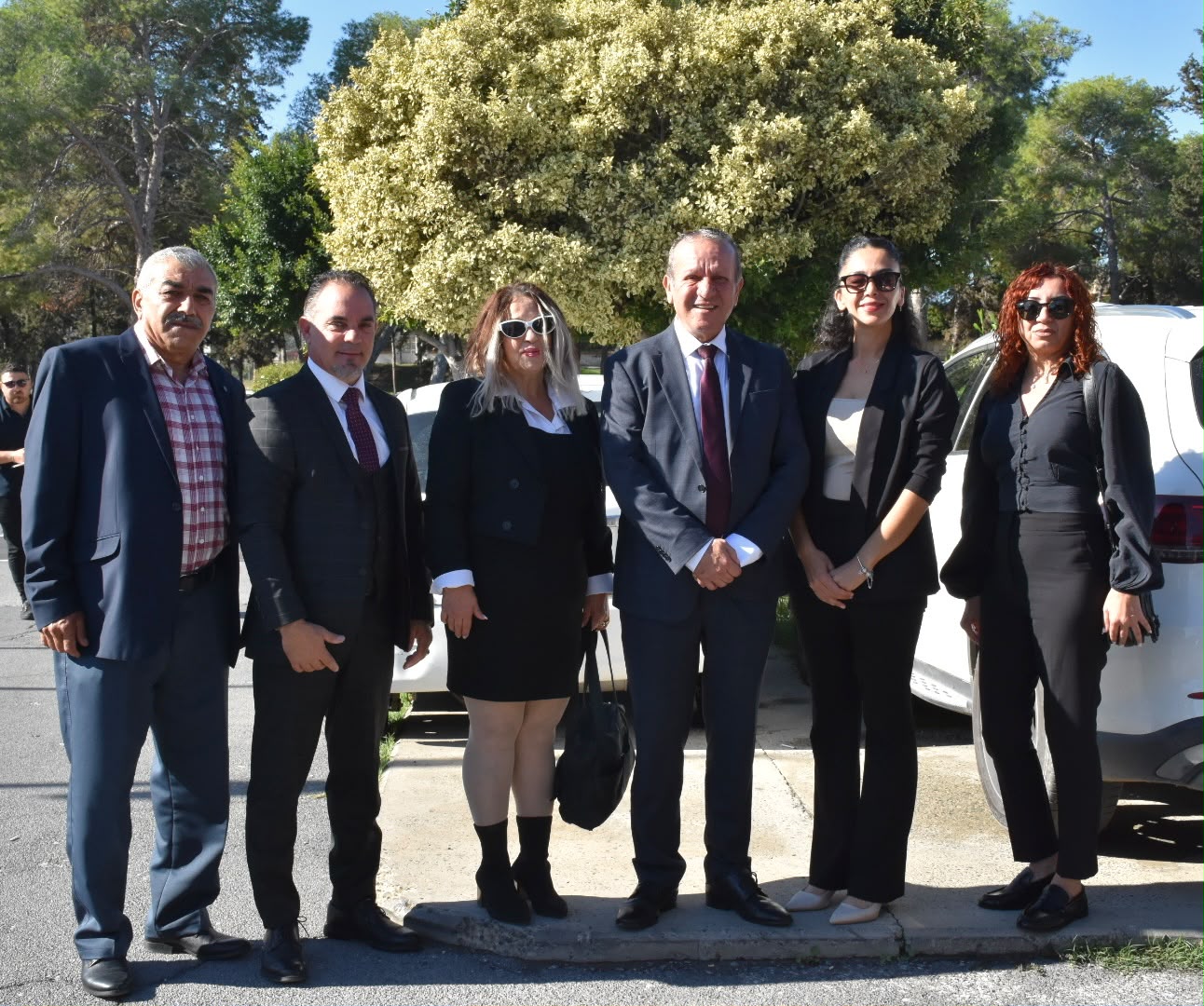Demokrat Parti Genel Başkanı Fikri Ataoğlu, Gazimağusa'daki adaylık başvurularına katıldı