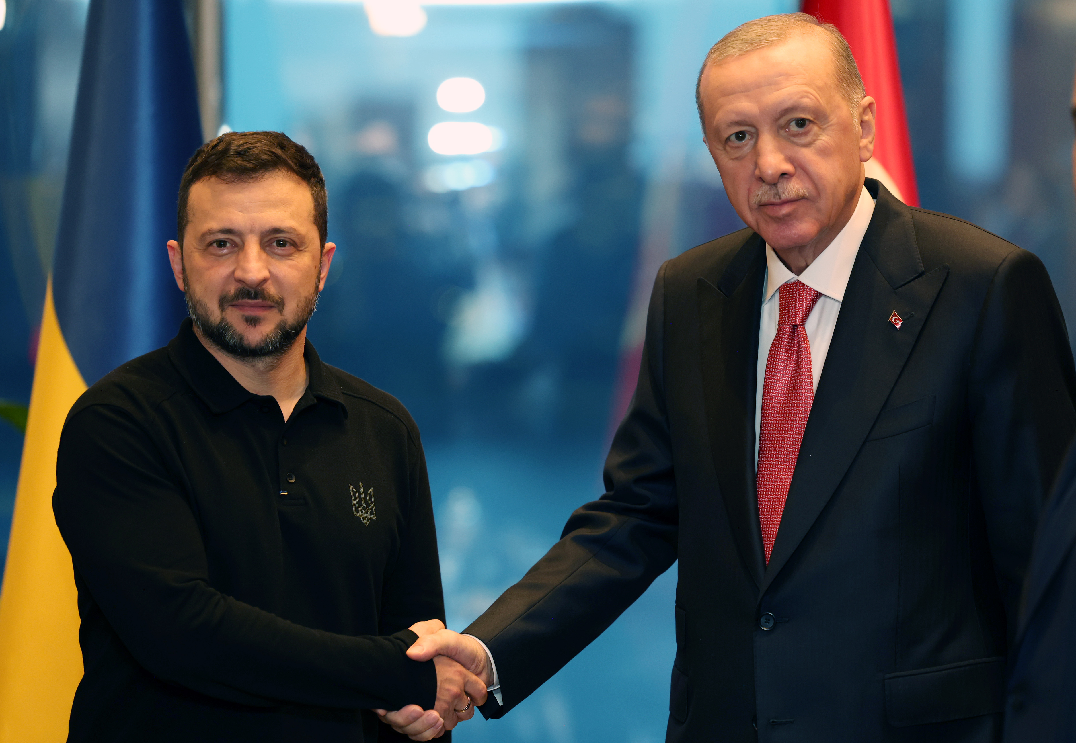 Erdoğan, Dolmabahçe'de Ukrayna Devlet Başkanı Zelenskiy'i ağırladı