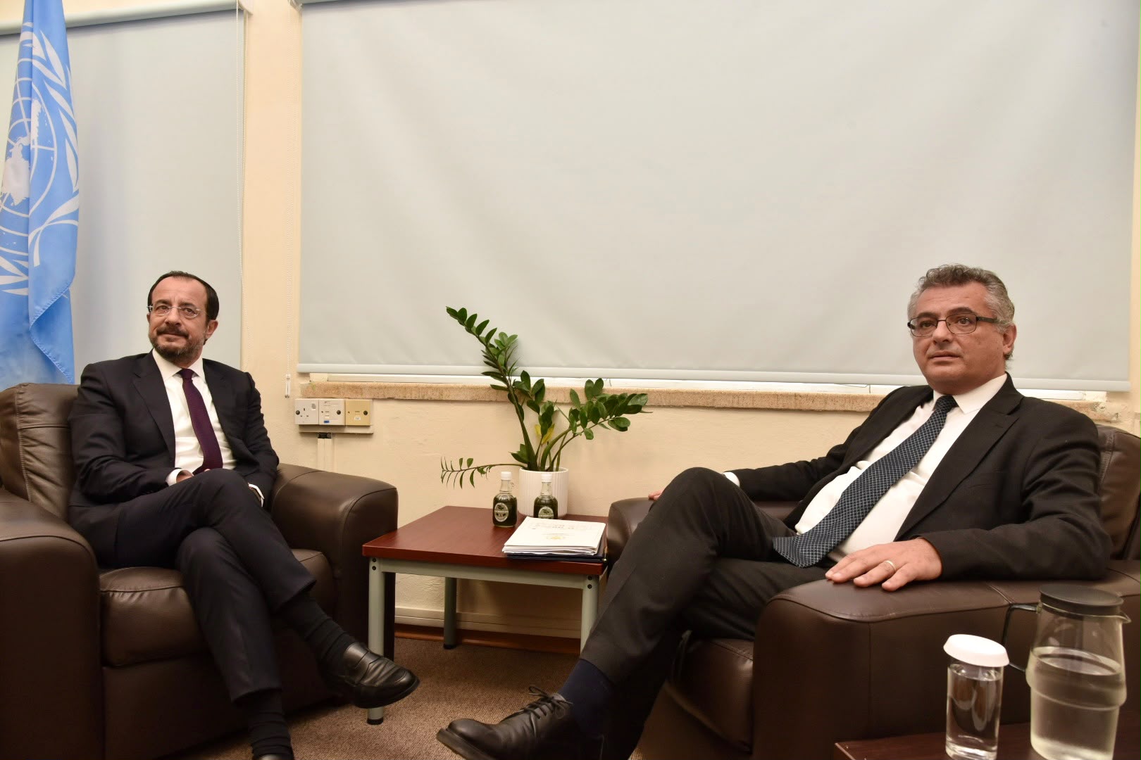 Erhürman ile Hristodulidis arasındaki görüşme başladı