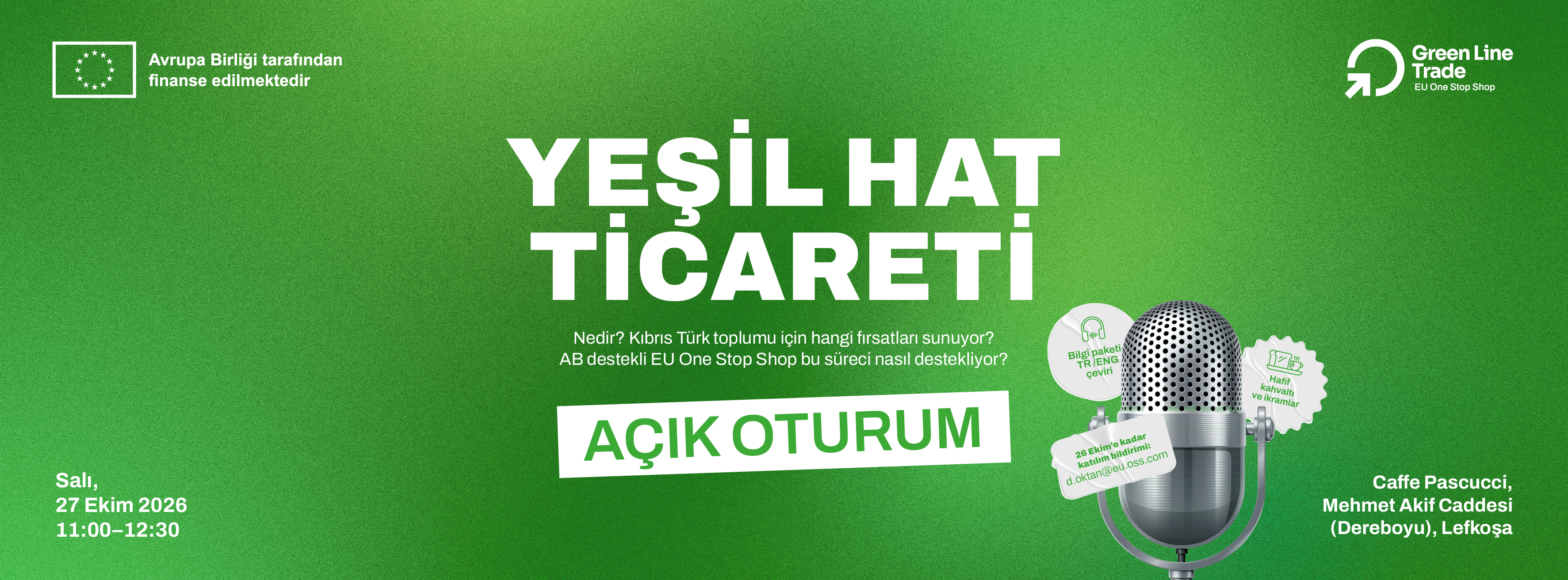 EU One Stop Shop, Yeşil Hat ticaretini ele alacak açık oturum düzenleyecek