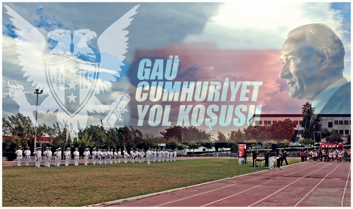 GAÜ, 29 Ekim Cumhuriyet Yol Koşusu'nu düzenledi