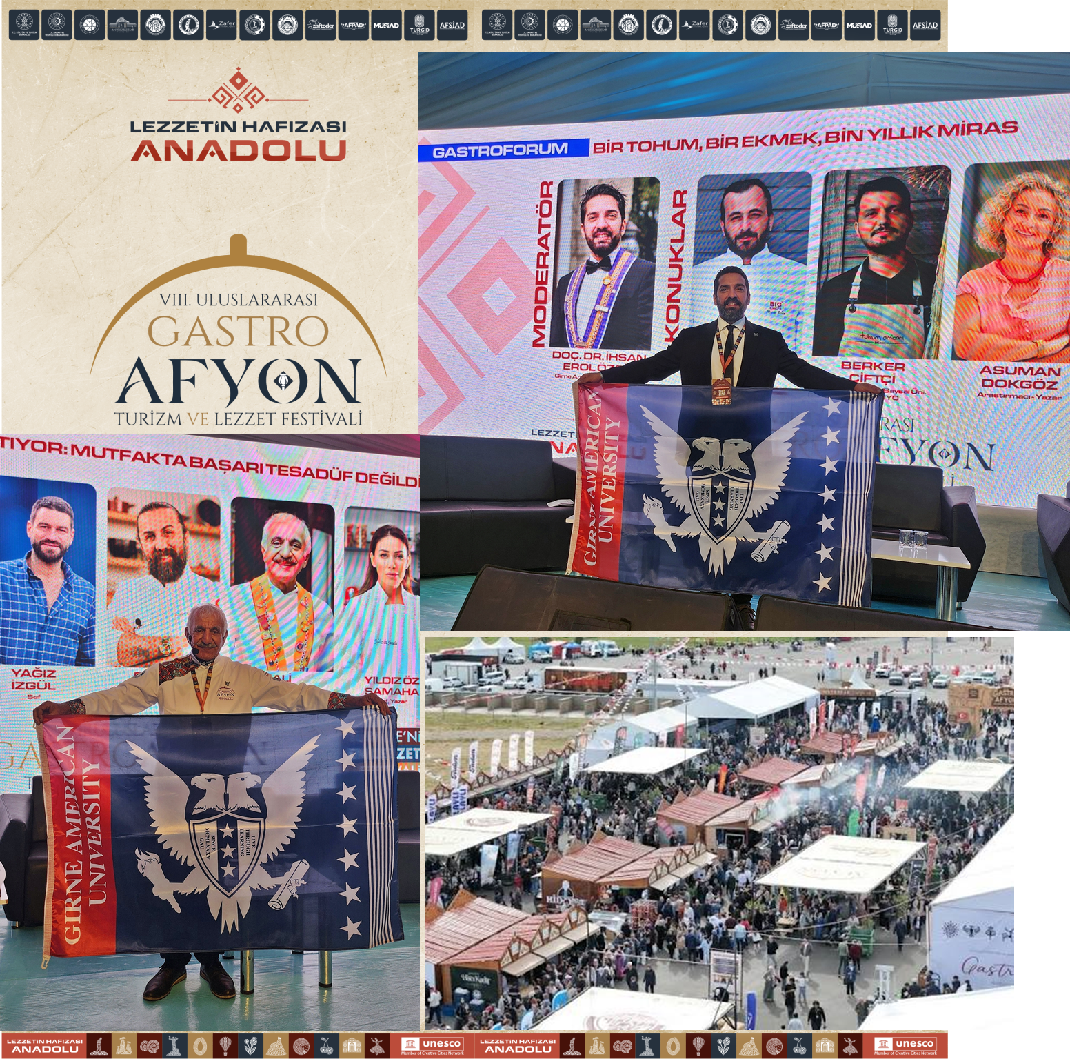 GAÜ, 8. Uluslararası Gastro Afyon Turizm ve Lezzet Festivali'nde yer aldı