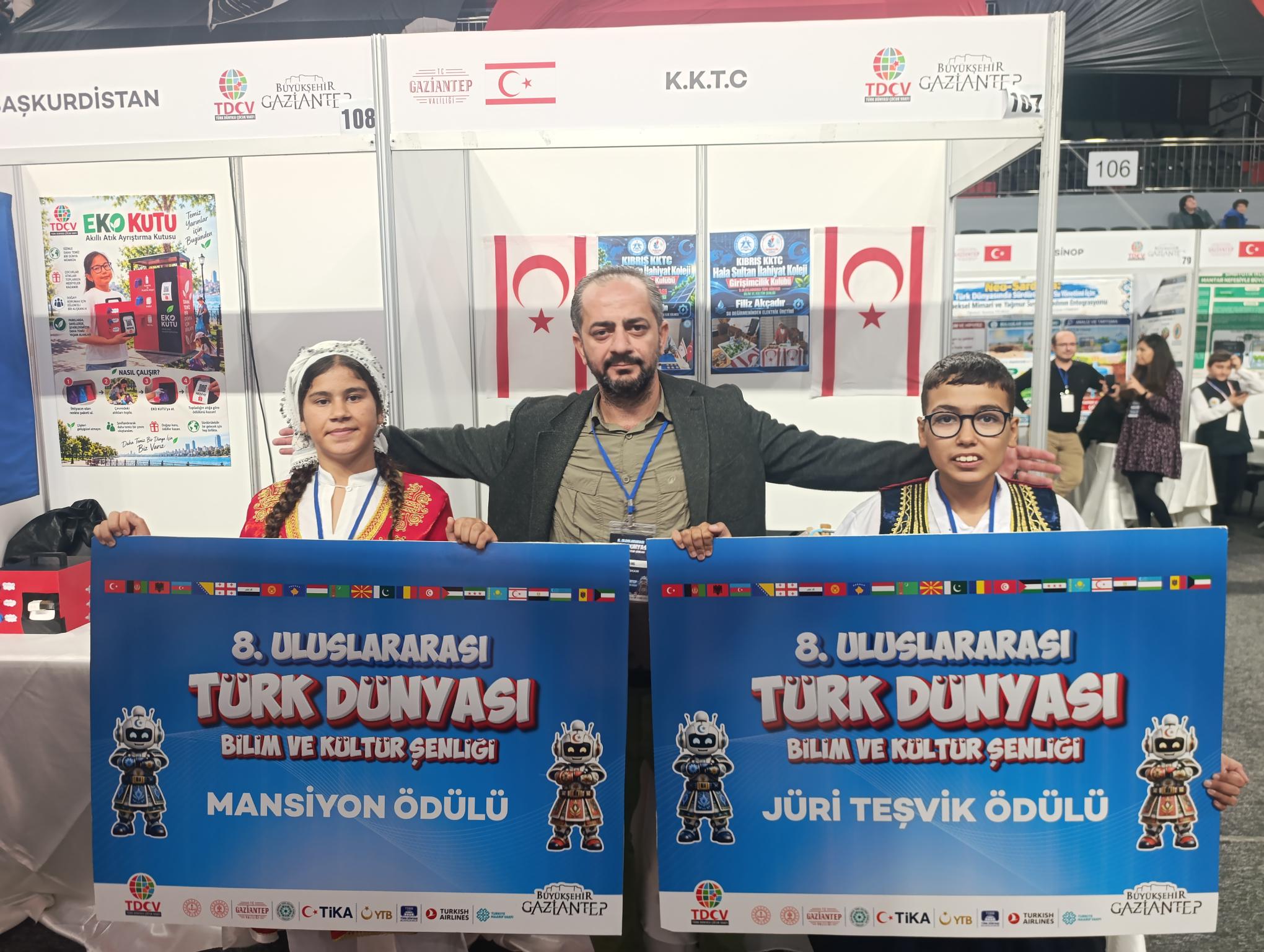 Hala Sultan İlahiyat Koleji iki ödül kazandı