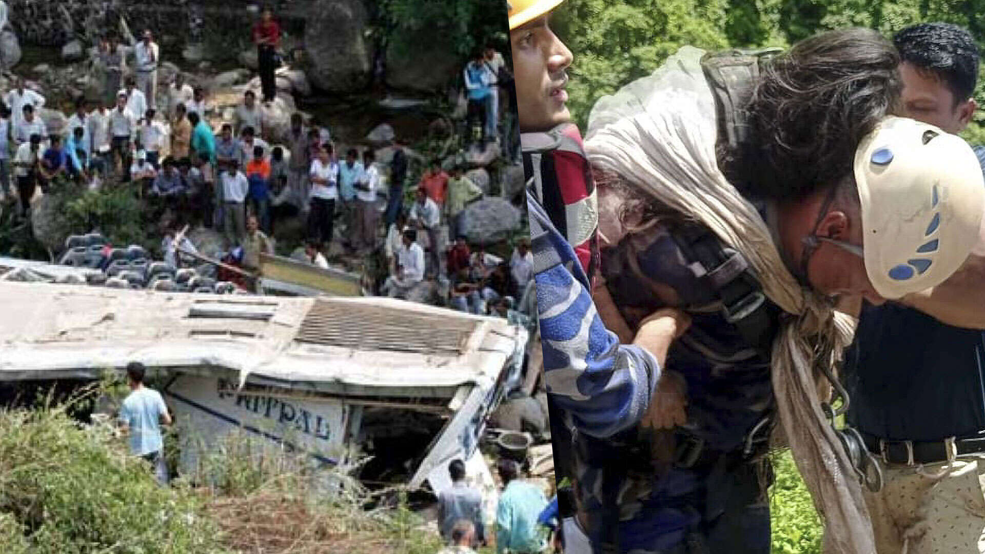 Hindistan'da hacı otobüsü kanala devrildi: 7 ölü, 9 yaralı