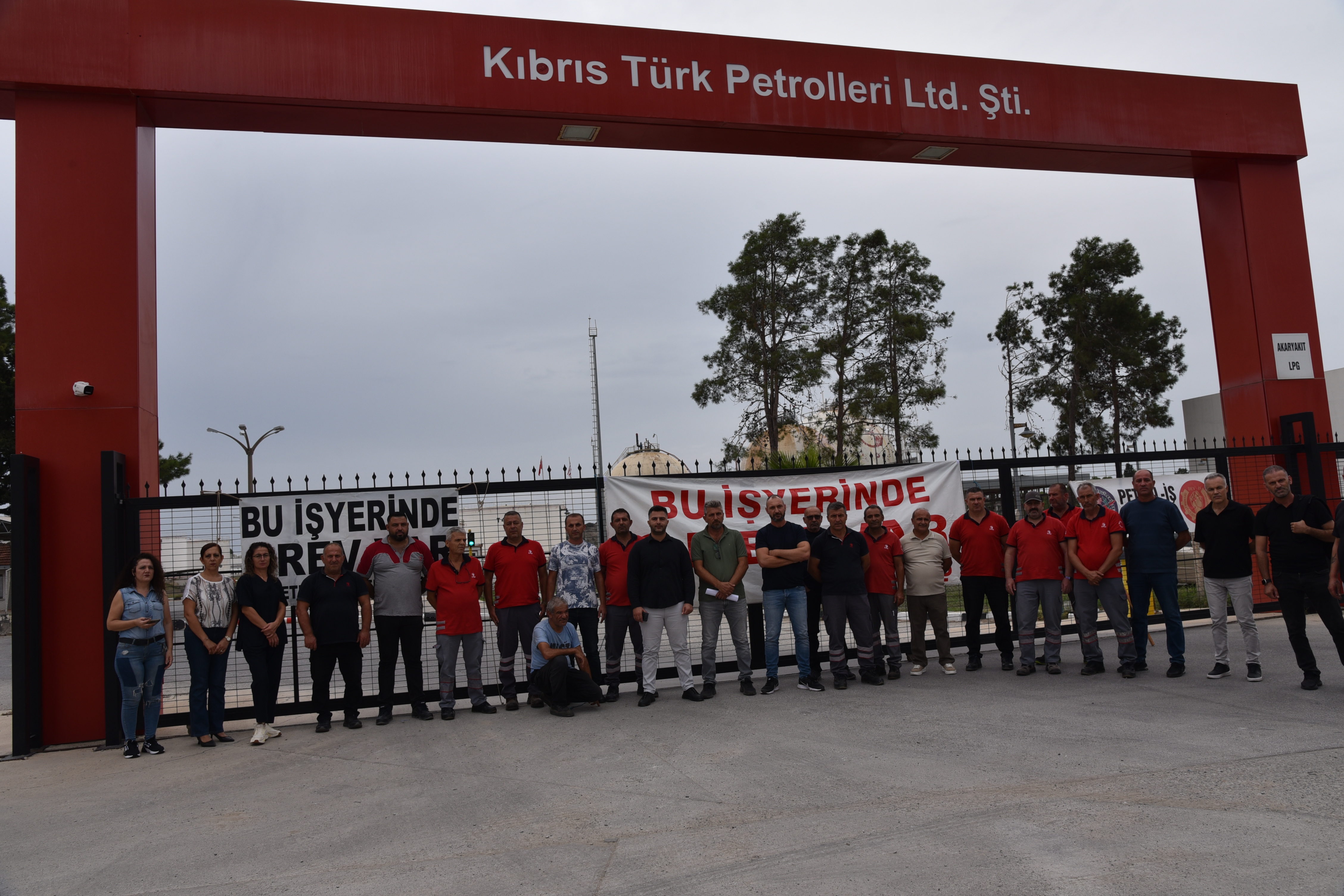 Kalecik Dolum Tesisleri’nde Petrol İşçileri Süresiz Greve Başladı