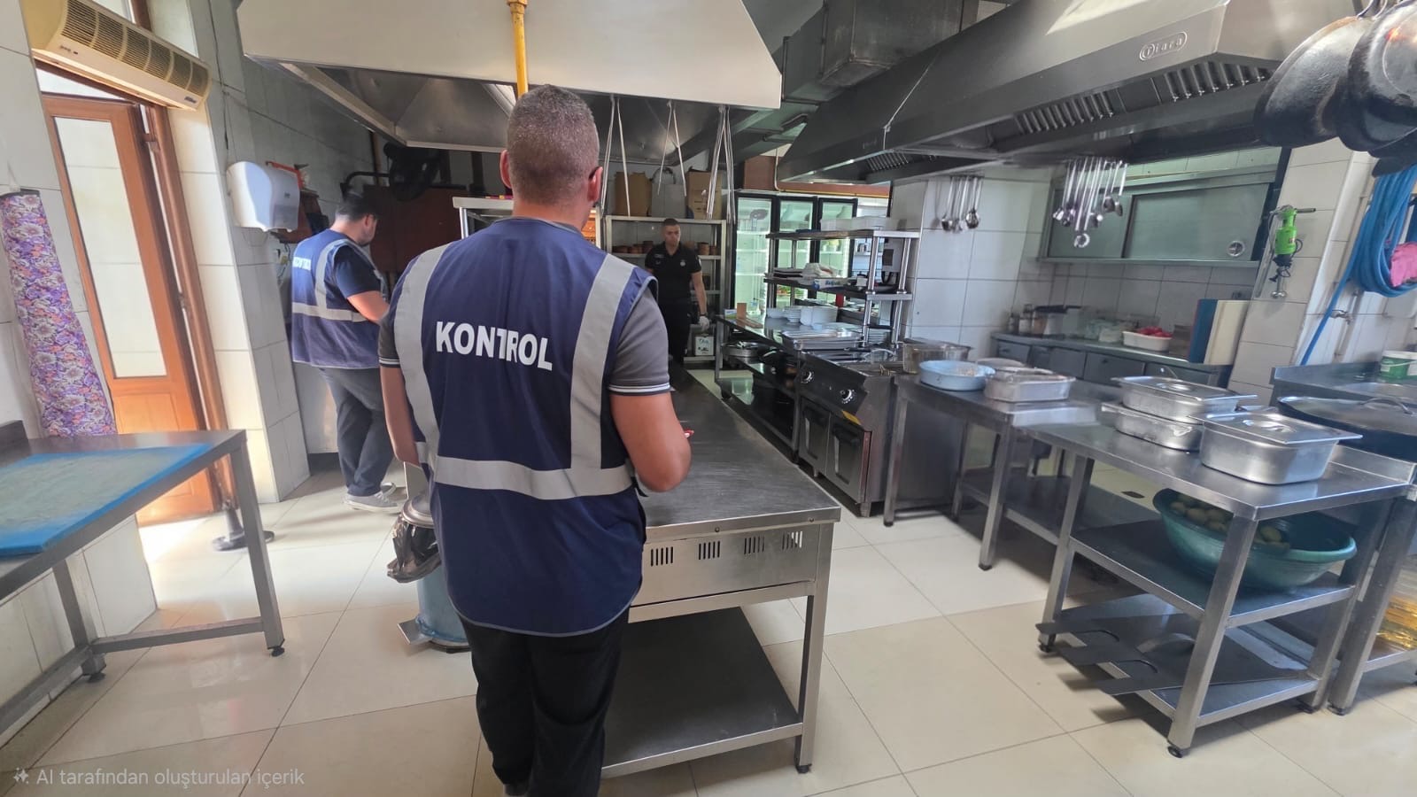 Kaplıca bölgesindeki balık lokantalarında hijyen denetimi ve yasa dışı avcılık tespit edildi