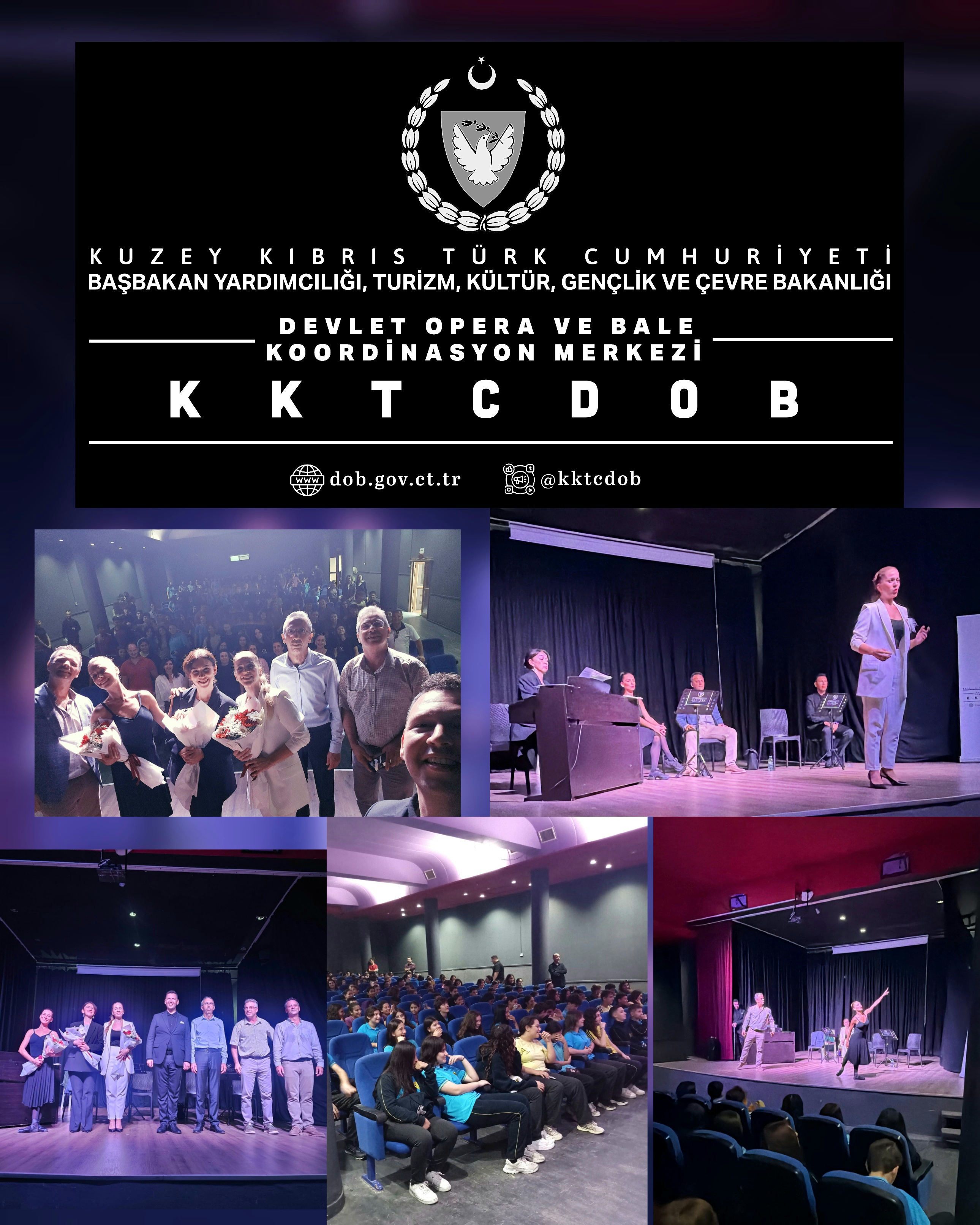 KKTCDOB, Lefke Gazi Lisesi öğrencileri ve öğretmenleriyle opera ve bale sanatlarını tanıttı