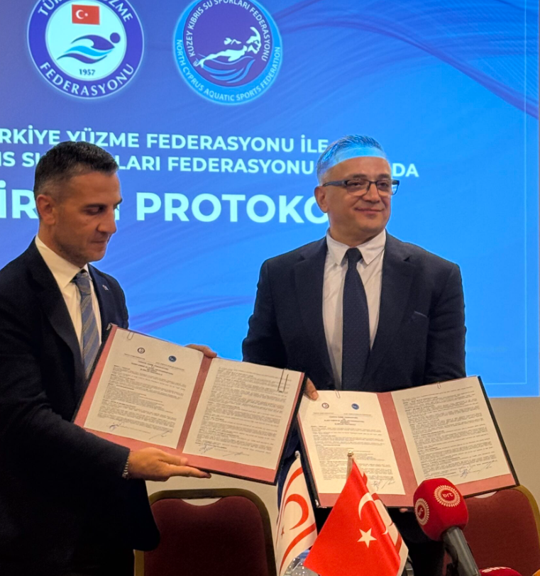 Kuzey Kıbrıs ve Türkiye Yüzme Federasyonları’ndan Yeni İş Birliği Anlaşması