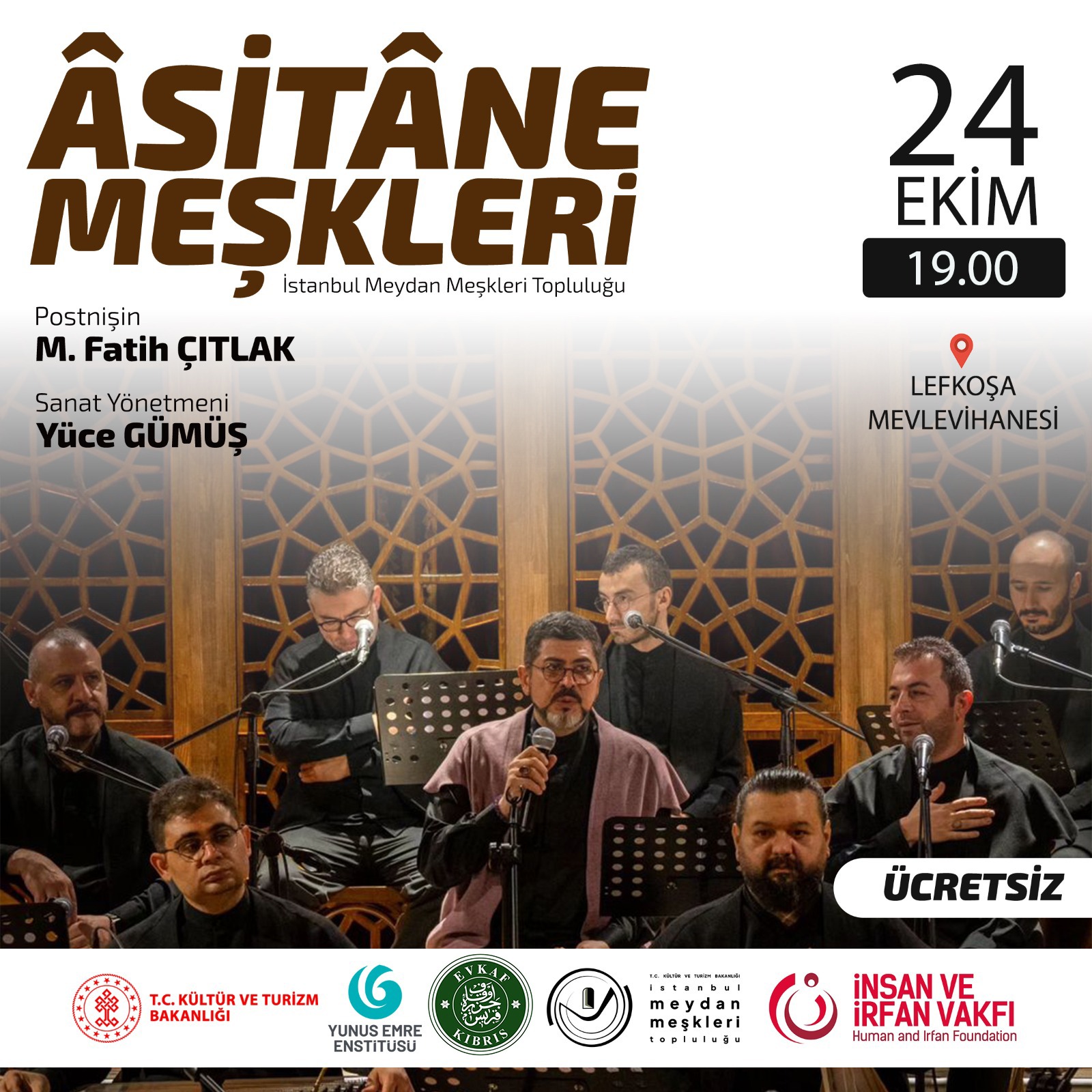 Lefkoşa Mevlevihanesi'nde Âsitâne Meşkleri programı düzenlenecek