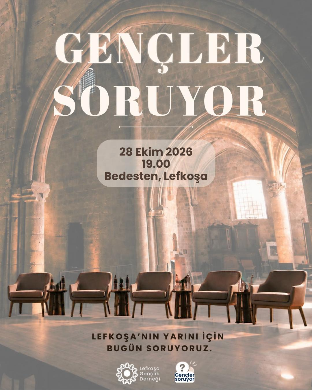 Lefkoşa Türk Belediyesi başkan adayları “Gençler Soruyor” etkinliğinde yanıt verecek