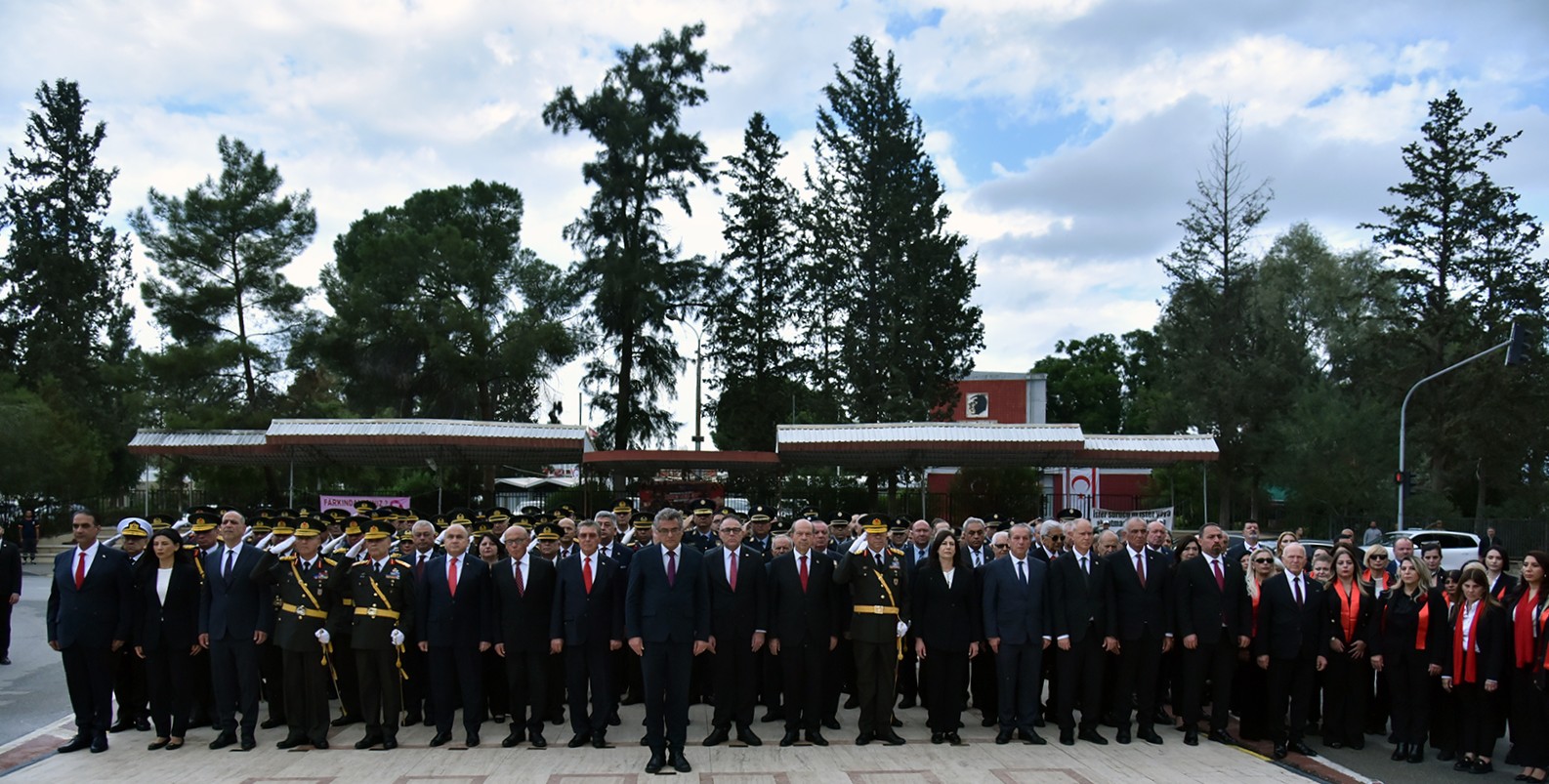 Lefkoşa'da 29 Ekim Cumhuriyet Bayramı töreni düzenlendi