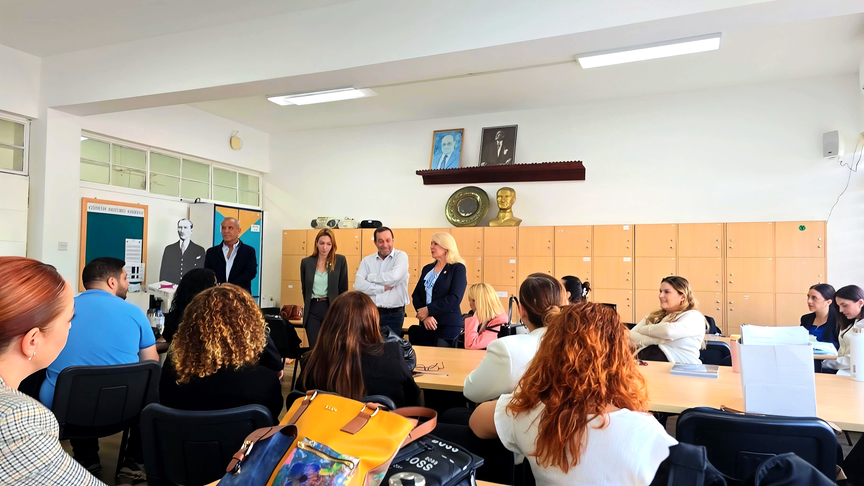 TAM Parti heyeti Türk Maarif Koleji'nde eğitim sorunlarını masaya yatırdı