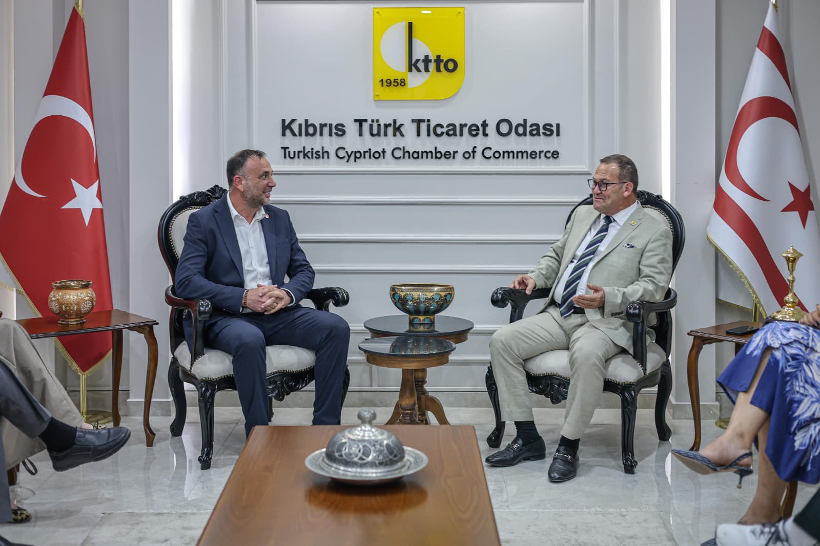 TDP heyeti Kıbrıs Türk Ticaret Odası’nı ziyaret etti