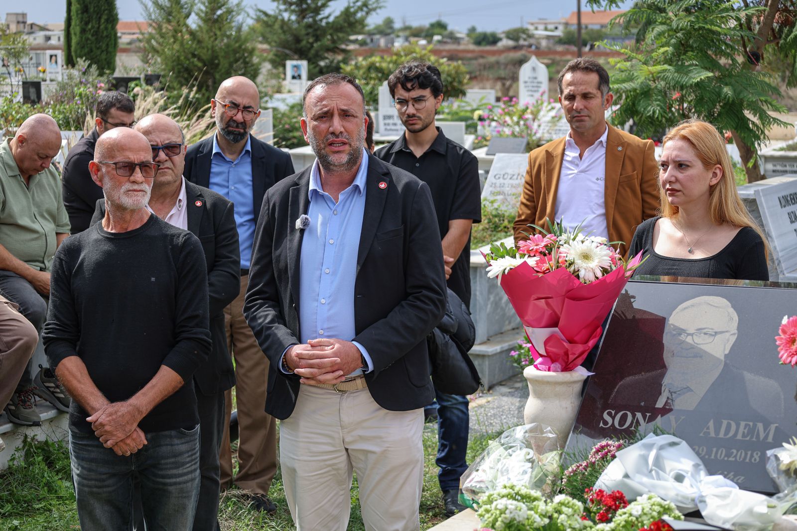 TDP, Sonay Adem'i ölümünün sekizinci yılında kabri başında andı