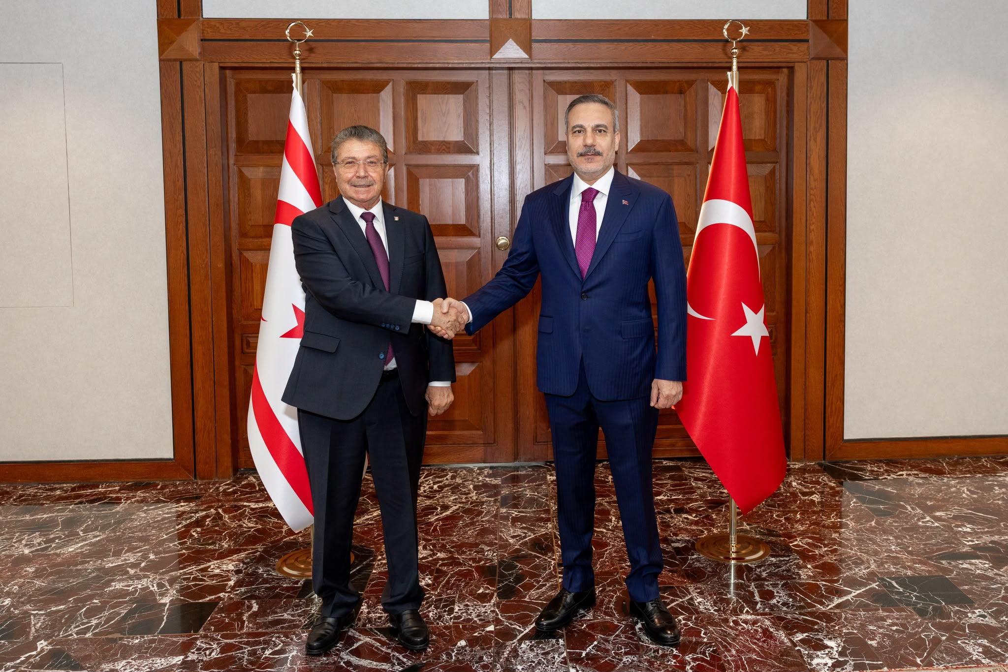 Üstel ile Fidan, Kıbrıs ve bölgedeki son gelişmeleri görüştü