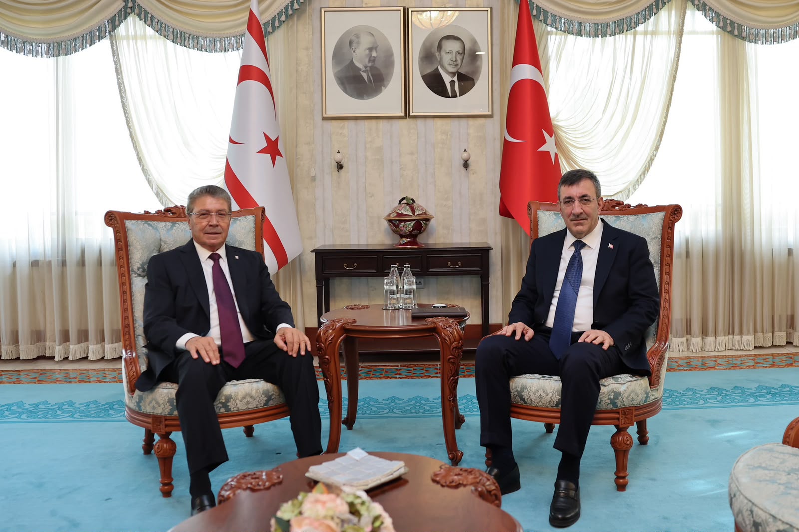 Üstel ile Yılmaz, 2027 İktisadi ve Mali İş Birliği Anlaşması'nı görüştü
