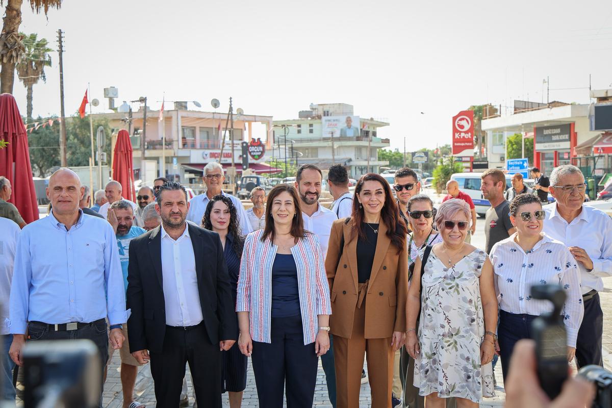 CTP İskele Belediye Başkan Adayı Nereli, Mahalle Mahalle Gezdi