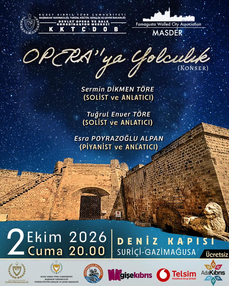 Deniz Kapısı’nda “Opera’ya Yolculuk” konseri bu akşam sahnede