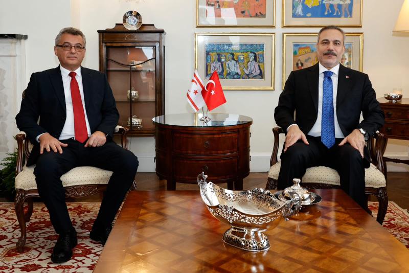 Erhürman ve Fidan, New York'ta BM Açılış Haftası kapsamında bir araya geldi