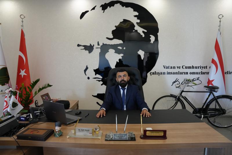 Geçitkale‑Serdarlı Belediye Başkanı Kasım’dan Borçların Kapatıldığı ve Personel Haklarının Eşitlendiği Açıklaması
