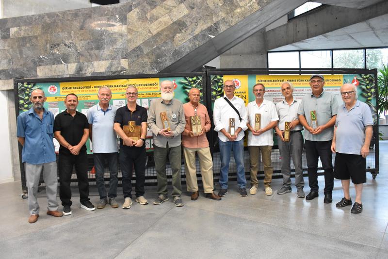 Girne’de Uluslararası Karikatür Yarışması ödül töreni coşkuyla gerçekleşti
