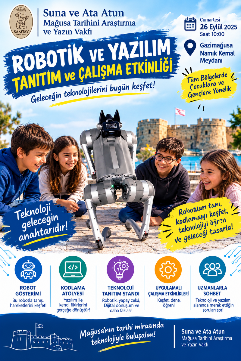 Mağusa’da Çocuklara Robotik ve Yazılım Atölyesi